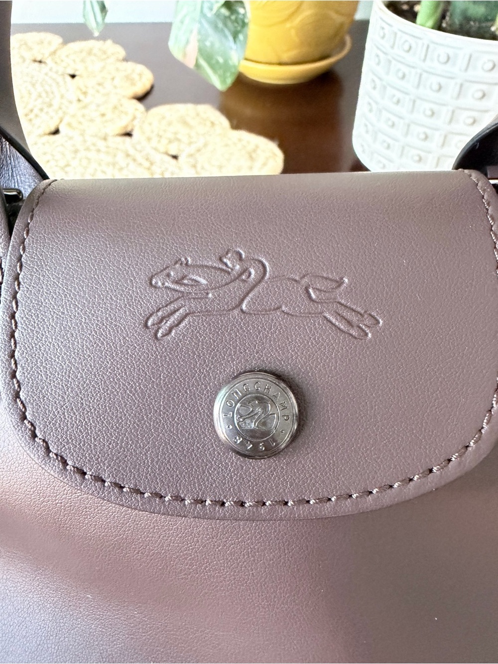 Longchamp Extra Small Le Pliage Xtra Small Leather Top Handle - Picture 3 of 16